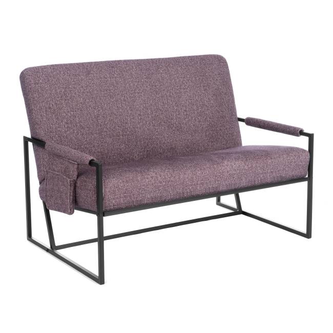 Диван Charli LUX/Чарли Люкс велюр/букле, vt шейп какао VT shape wood rose велюр/букле