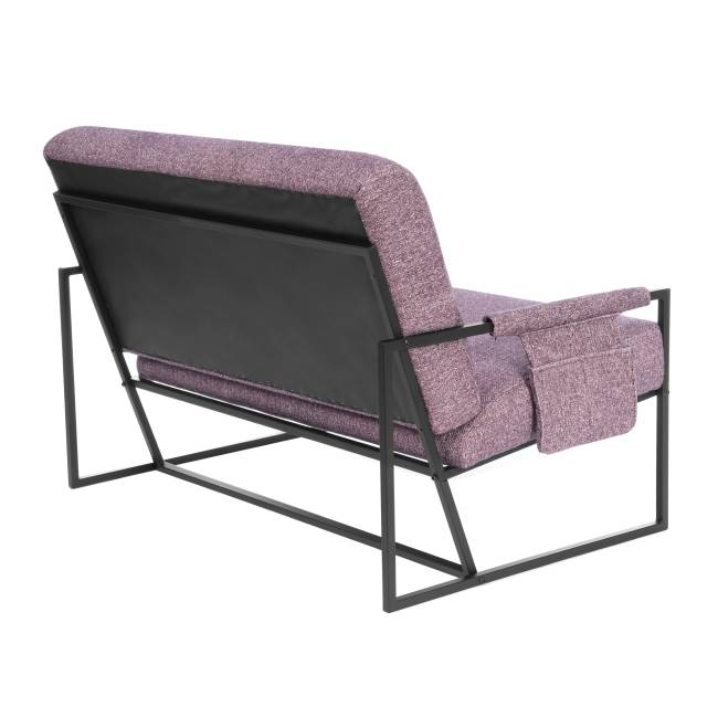 Диван Charli LUX/Чарли Люкс велюр/букле, vt шейп какао VT shape wood rose велюр/букле