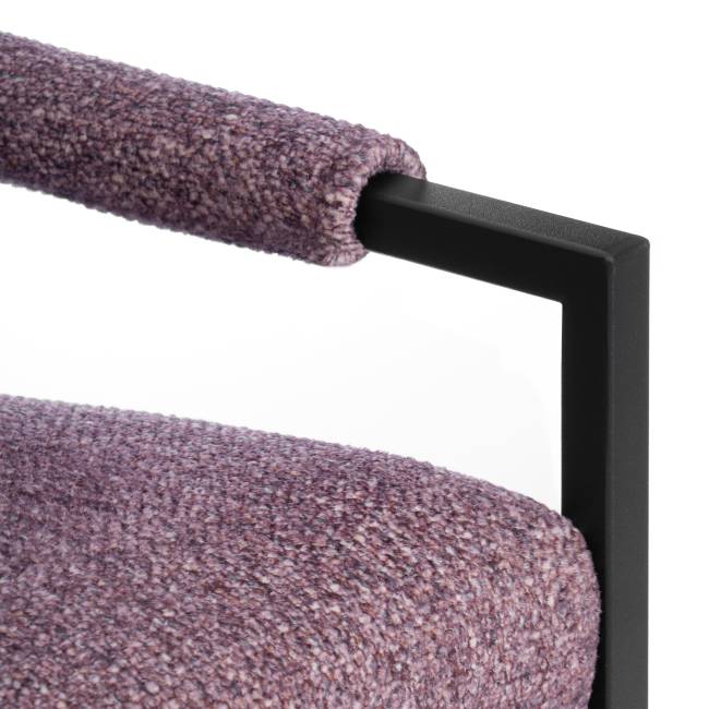 Диван Charli LUX/Чарли Люкс велюр/букле, vt шейп какао VT shape wood rose велюр/букле