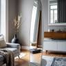 Зеркало напольное Стелла 1 графит темный  157,8 см х 40,4 см