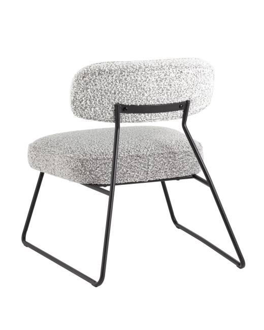 Кресло лаунж Kate серый