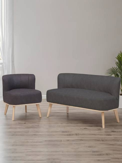 Диван Жирон ткань kiprus 13, каркас лак