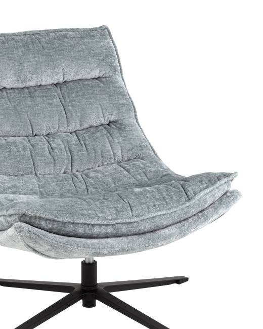 Кресло лаунж Lazy серый