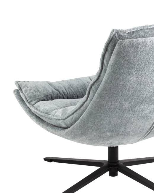 Кресло лаунж Lazy серый