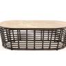 "Валенсия" журнальный столик из искусственного ротанга, цвет бронзовый "Валенсия" журнальный столик из искусственного ротанга, цвет бронзовый
