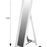 Зеркало напольное BeautyStyle 8 белый 138 см х 35 см