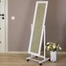 Зеркало напольное BeautyStyle 27 белый 135 см х 42,5 см