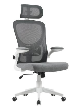 Кресло офисное TopChairs Airone серый ткань