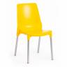 Стул Джениус/Genius (мод. 75) (1шт.в упаковке) пластик/металл, 46x56x84cм, желтый/опоры хром желтый/ножки хром металл/пластик Стул Джениус/Genius (мод. 75) (1шт.в упаковке) пластик/металл, 46x56x84cм, желтый/опоры хром желтый/ножки хром металл/пластик