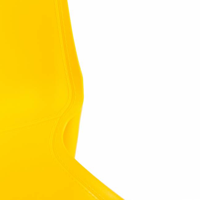 Стул Джениус/Genius (мод. 75) (1шт.в упаковке) пластик/металл, 46x56x84cм, желтый/опоры хром желтый/ножки хром металл/пластик Стул Джениус/Genius (мод. 75) (1шт.в упаковке) пластик/металл, 46x56x84cм, желтый/опоры хром желтый/ножки хром металл/пластик