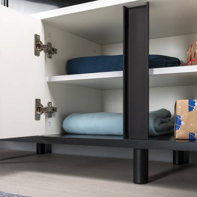 Комплект мебели Муссон № 19 в Вашу спальню цвет белый/чёрный/дуб эндгрейн элегантный/кожзам белый Комплект мебели Муссон № 19 в Вашу спальню цвет белый/чёрный/дуб эндгрейн элегантный/кожзам белый