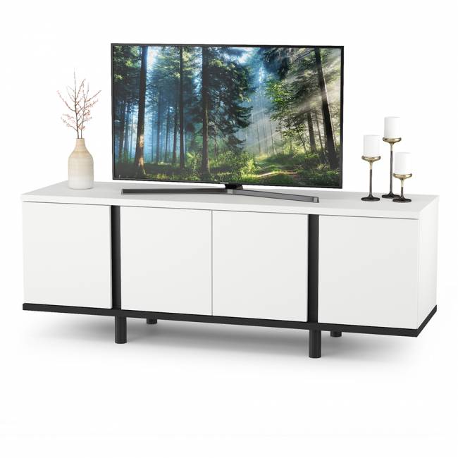 Комплект мебели Муссон № 19 в Вашу спальню цвет белый/чёрный/дуб эндгрейн элегантный/кожзам белый Комплект мебели Муссон № 19 в Вашу спальню цвет белый/чёрный/дуб эндгрейн элегантный/кожзам белый