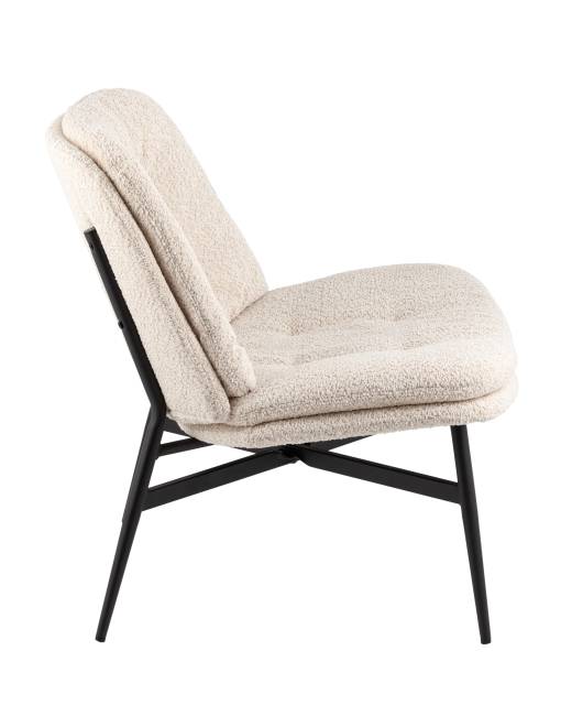 Кресло лаунж Tail кремовый