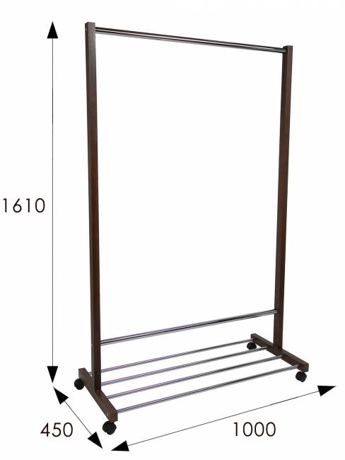 Вешалка напольная В 35Н средне-коричневый Вешалка напольная В 35Н средне-коричневый