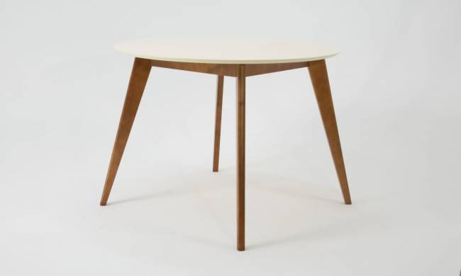 Стол Сканди К 90, Орех/Слоновая кость Стол Сканди К 90, Орех/Слоновая кость