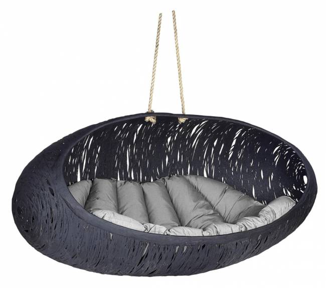 Подвесное кресло-кокон "Bios Alpha", Черное Подвесное кресло-кокон "Bios Alpha", Черное