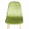Стул Бриз/Breeze (мод.JSC-58)/1 шт. в упаковке велюр/металл, 44х53х86см, зеленый HLR54/натуральный зеленый Велюр/металл