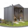 Хозблок SKOGGY секционный с двускатной крышей 2 х 2 м, цинковый Хозблок SKOGGY секционный с двускатной крышей 2 х 2 м, цинковый