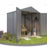 Хозблок SKOGGY секционный с двускатной крышей 2 х 2 м, цинковый Хозблок SKOGGY секционный с двускатной крышей 2 х 2 м, цинковый