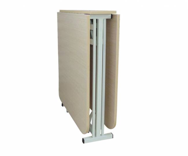 Стол-книжка "Искра" 18/154х70х76 Молочный - дуб