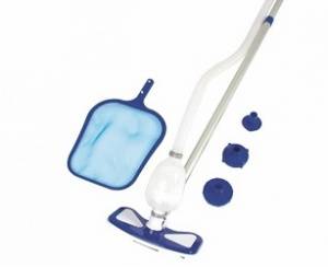 Набор для чистки бассейна (вакуумный очиститель, сачок, ручка 279см, шланг 7.5м)