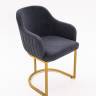 Стул Amely Grafit / Gold Стул Amely Grafit / Gold