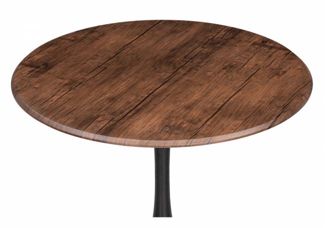 Стол деревянный Тулип 90х73 орех кантри / черный Стол деревянный Тулип 90х73 орех кантри / черный