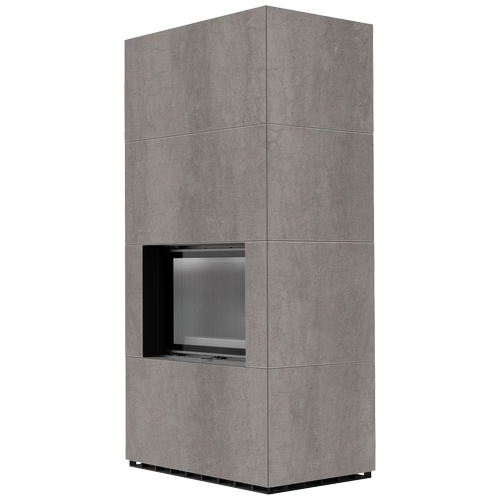 Каминокомплект Kratki PRO FLOKI NATURALI PIETRA DI SAVOIA GRIGIA BOCCIARDATA