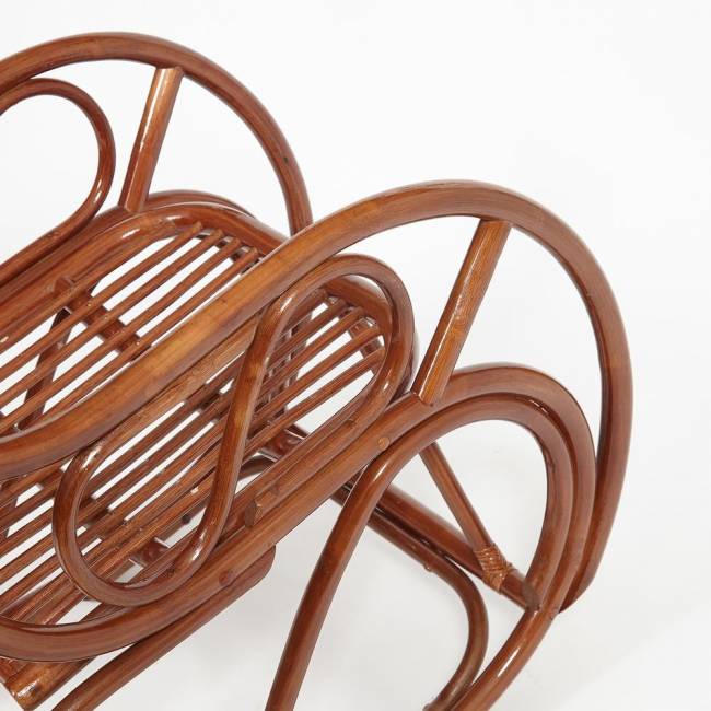 Кресло-качалка VIENNA (разборная) / без подушки / ротанг top quality, 58x133x102 см, Pecan (орех) орех ротанг top quality Кресло-качалка VIENNA (разборная) / без подушки / ротанг top quality, 58x133x102 см, Pecan (орех) орех ротанг top quality