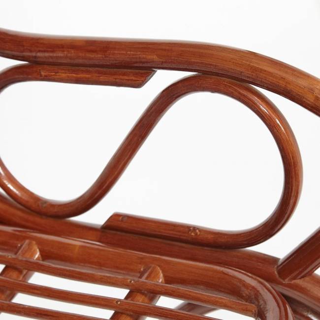 Кресло-качалка VIENNA (разборная) / без подушки / ротанг top quality, 58x133x102 см, Pecan (орех) орех ротанг top quality Кресло-качалка VIENNA (разборная) / без подушки / ротанг top quality, 58x133x102 см, Pecan (орех) орех ротанг top quality