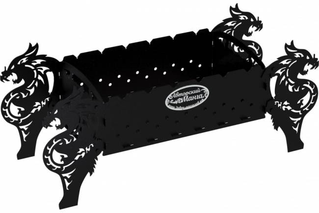 Мангал разборный "Четыре Дракона", ST3, 2мм