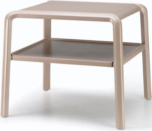 Столик пластиковый для шезлонга Vela Side Table тортора 490х440х410 мм Столик пластиковый для шезлонга Vela Side Table тортора 490х440х410 мм