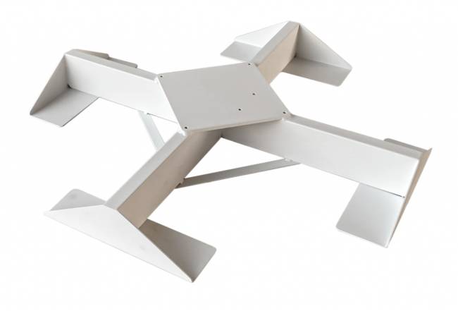 Зонт профессиональный телескопический 4х4 м Capri Starwhite белый, слоновая кость 4000х4000 мм