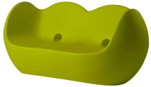 Диван пластиковый Blossy Standard лаймовый зеленый 1590x850х750 мм