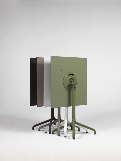 Подстолье металлическое складное Frasca Mini Folding антрацит 450х450х720 мм