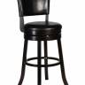Вращающийся полубарный стул DOBRIN JOHN COUNTER, капучино, черный
