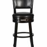 Вращающийся полубарный стул DOBRIN JOHN COUNTER, капучино, черный