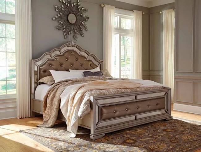 Кровать "Birlanny", серебристый Кровать "Birlanny", серебристый