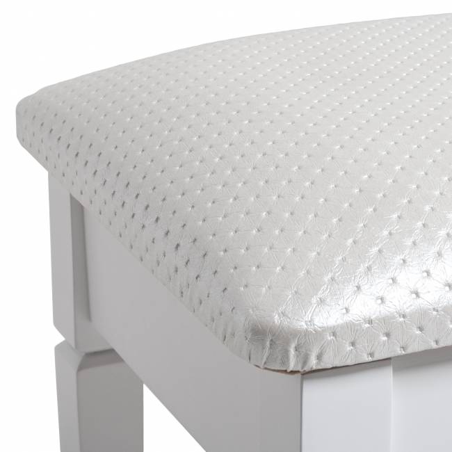 Банкетка Вивальди М с ящиком белый, ткань экокожа белый Банкетка Вивальди М с ящиком белый, ткань экокожа белый