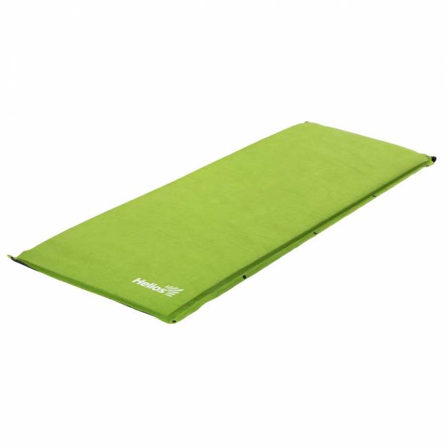 Коврик самонадув. 195x75x5 флок зеленый (HS-005 W-G) Helios МП