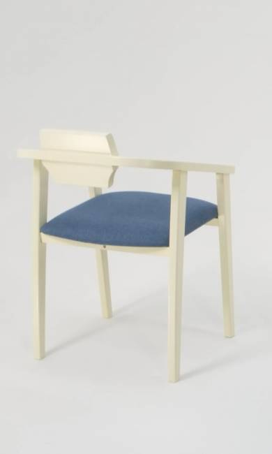 Стул-кресло Челси ПМ слоновая кость синий Стул-кресло Челси ПМ слоновая кость синий