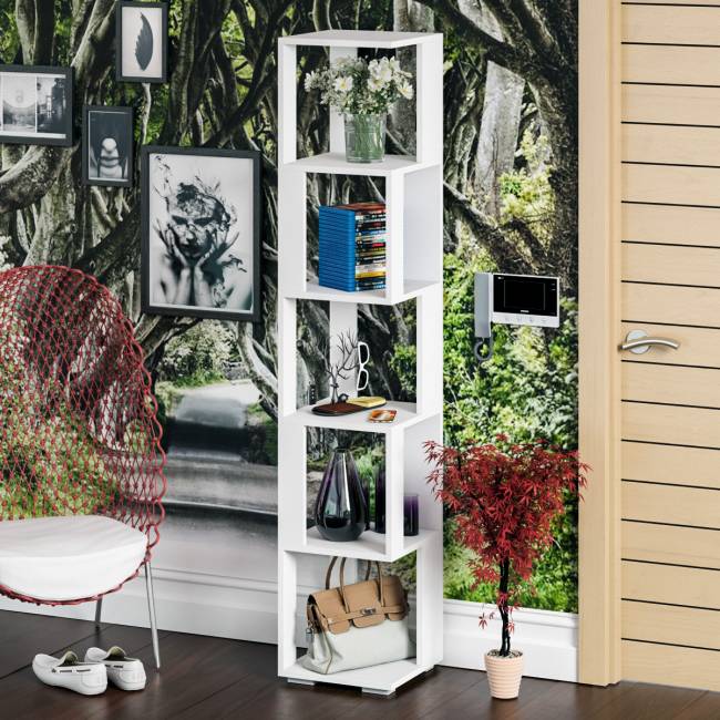 Стеллаж СВК цвет белый Стеллаж СВК цвет белый