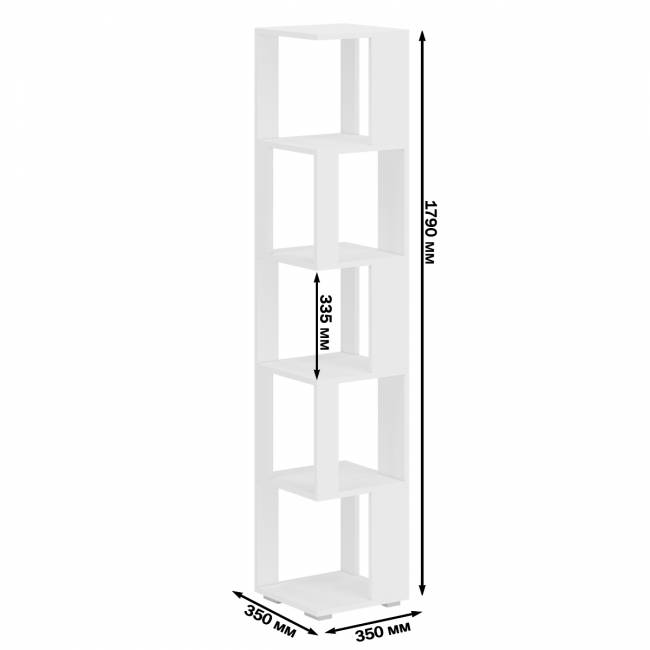 Стеллаж СВК цвет белый Стеллаж СВК цвет белый