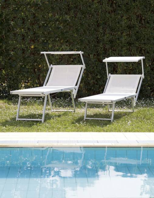 Шезлонг-лежак металлический Master серебристый 1820х760х440 мм Шезлонг-лежак металлический Master серебристый 1820х760х440 мм