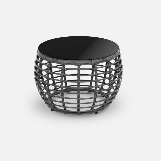 Стол Lotus D780 СТ кофейный (с упаковкой) Доминикана, RAL 1013, CT.Белый сатин