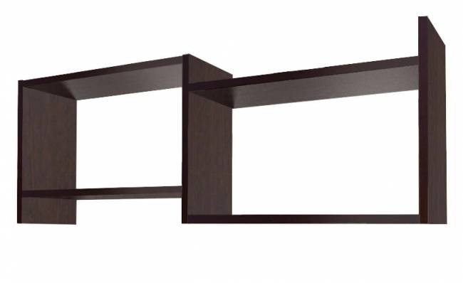 Полка Кубик-5 венге