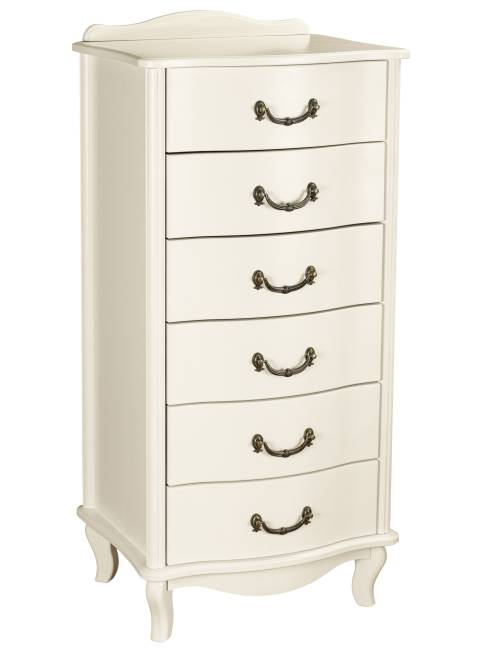 Комод Джульетта узкий 6 ящ., дуб шампань Л