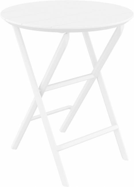 Стол пластиковый складной Helen Folding Table 60 белый 600х740 мм