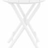 Стол пластиковый складной Helen Folding Table 60 белый 600х740 мм