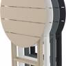 Стол пластиковый складной Helen Folding Table 60 белый 600х740 мм
